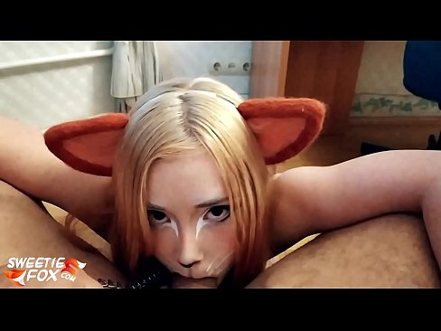 ❤️ Kitsune gbe dick ati pẹlu ni ẹnu rẹ ❤ Ohun onihoho didara ❌